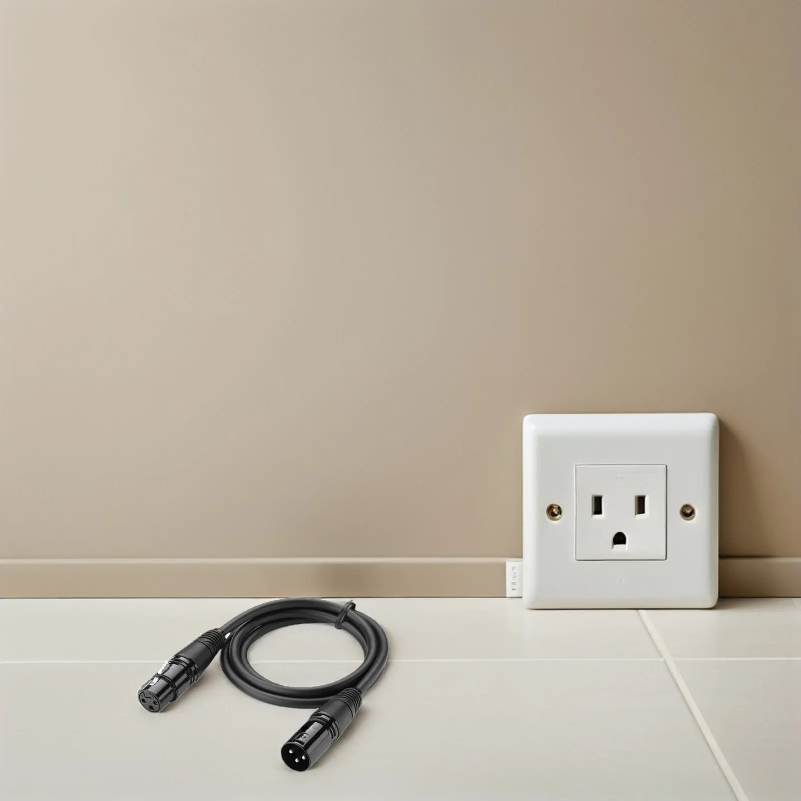 

10Pcs 1M Dmx Lighting Cable Black 3-Pin Xlr Male to Female Heavy Duty PVC Jacket Waterproof Braided Shield Stage Light Cable