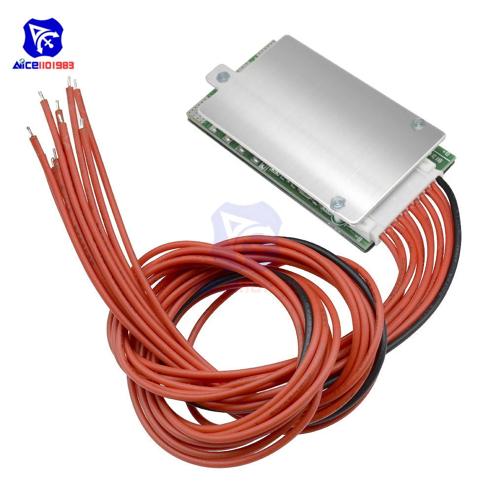 BMS 10S 36V 15A/30A/35A mit Balancierfunktion, Li-Ionen-Lithium-Batterieladegerät, Schutzplatine, Batterie-BMS-Funktion, E-Bike – Detail 7