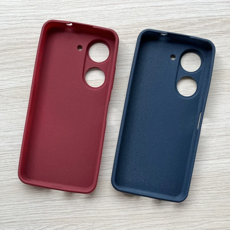 For ZenFone 9 10 Case ELVEV Ultra-thin Anti-fingerprint Matte TPU Protection Back Cover