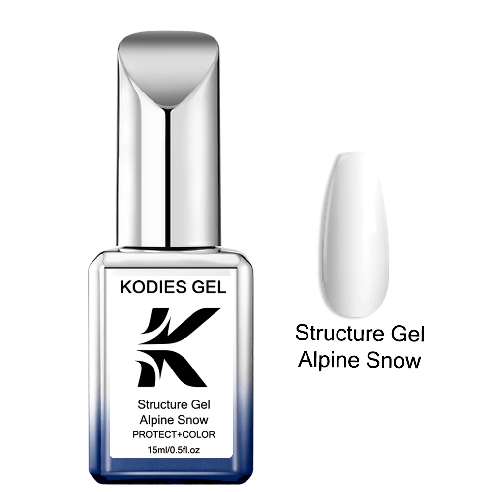 Kodies gel 20 cores estrutura base de borracha gel unha polonês 15ml vernis semi permanente uv/led embeber fora construção gel verniz