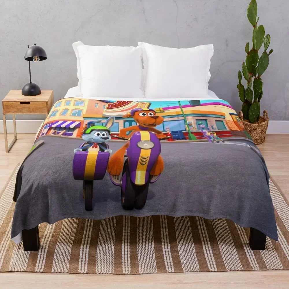 

go dog go gift for fans go dog characters Throw Blanket Soft Warm Blanket Gift for Men Women Adults