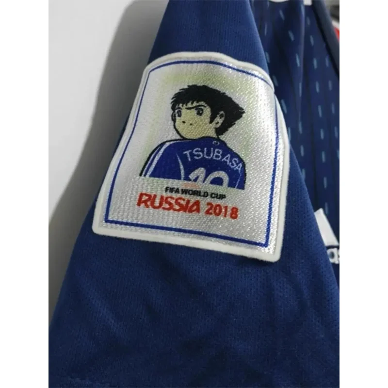 Captain Tsubasa Football Clothing Sets JFA Tsubasa Ozora Blue Cartoon Printing Soccer Jersey Suit For Adult