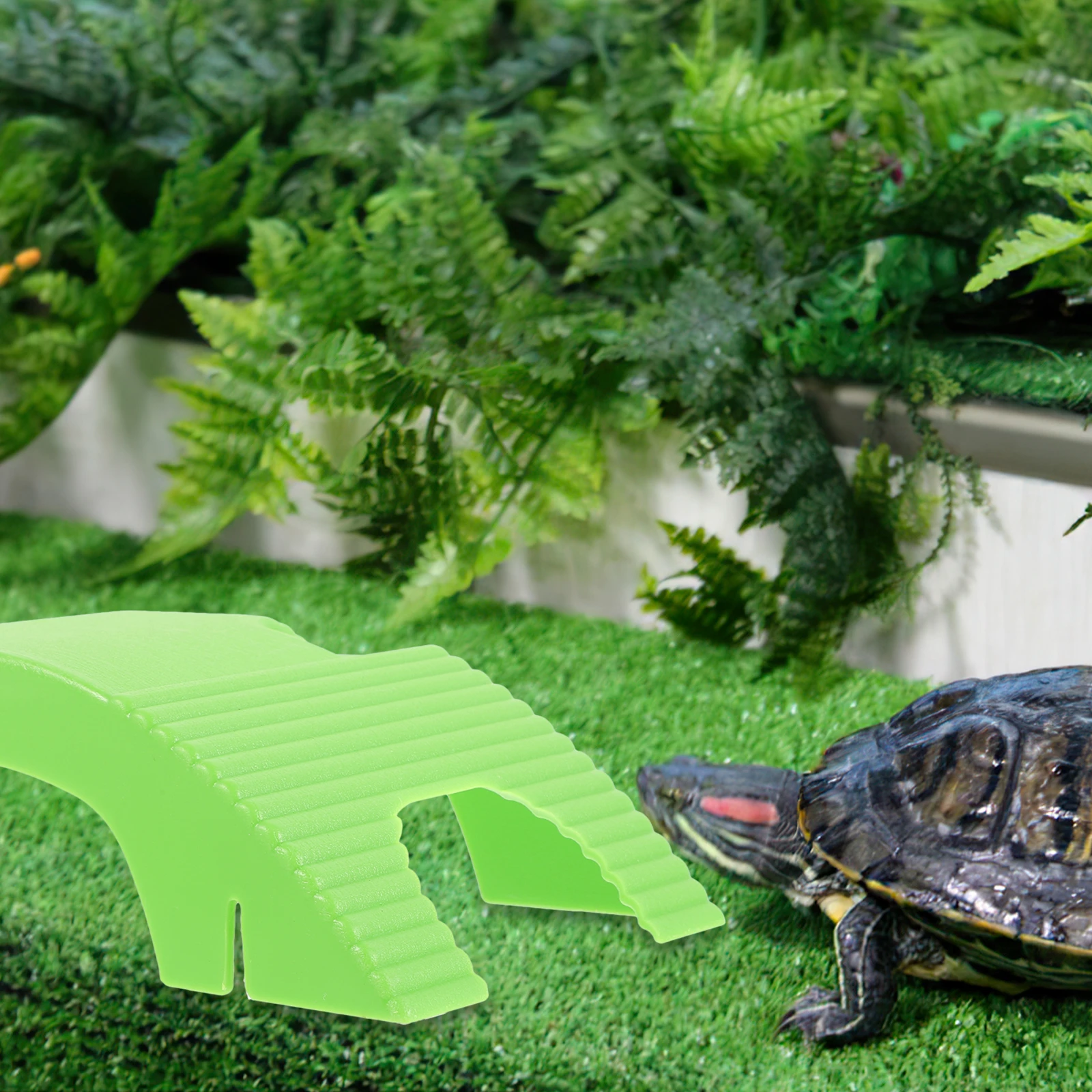 

Basking Sturdy Durable Reptile Rest Aquarium Decoration Fish Bridge Ramp Fish Landscape Tortoise Habitat Accessories Plastic