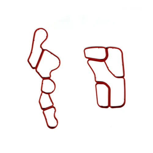 Imagen 2 del producto Sellos de junta de enfriador de aceite de motor para mercedes-benz W203 W204 CL203 W211 X204 W164 W221 M272 accesorios de coche 2721840080 2721840280