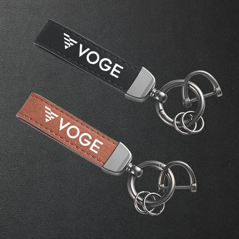 

For Voge DS900X 650DS 600DSX ER10 SR4 350 500DS 500DSX 300AC 300ACX 300DS 300R 300RR Motorcycle Keyring Leather Suede Keychain