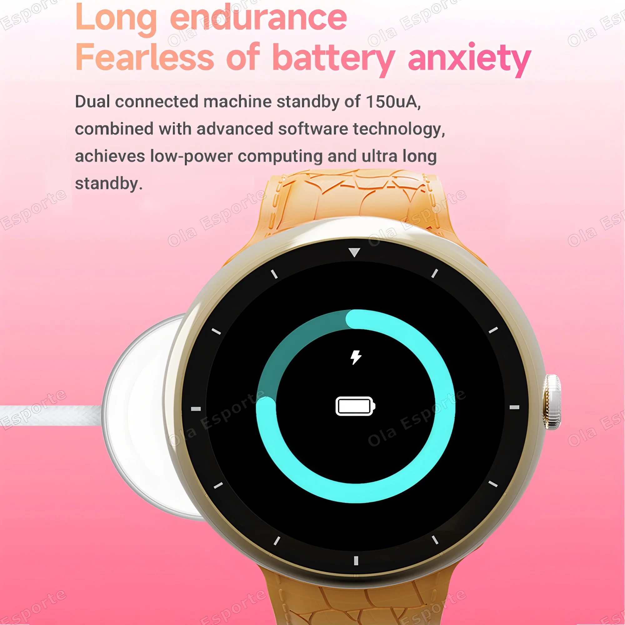 Smart Watch Men 1.52Inch AMOLED Screen BT Call GPS Sports Fitness Tracker Health Monitor Wireless Charging Smartwatch