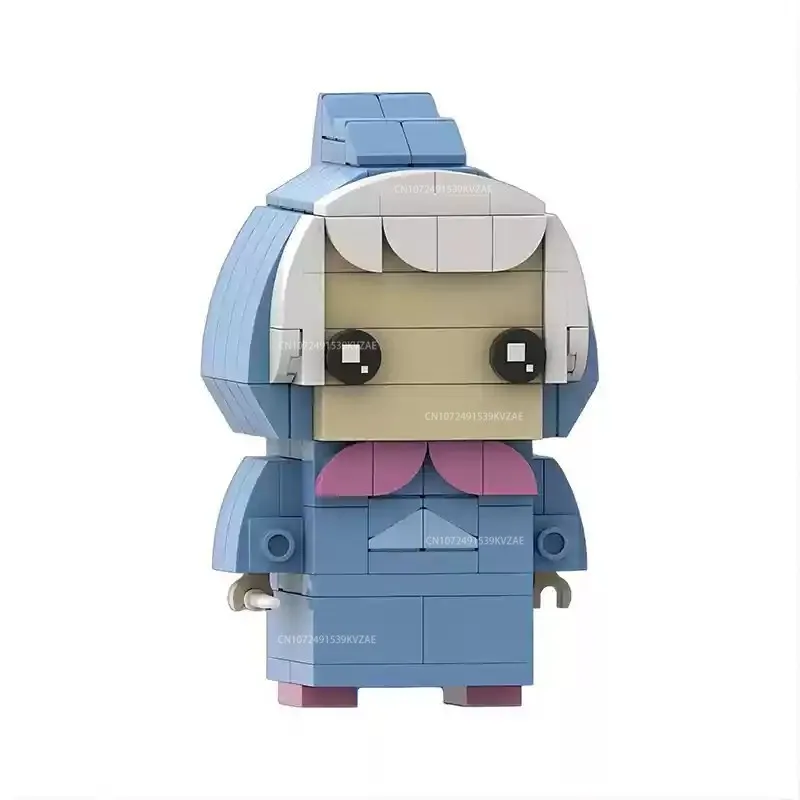 MOC  Anime Figures Brickheadz Building Blocks Fantasy Girl, Sister Characters Anime Model Brick Christmas Gift, Holiday Gift