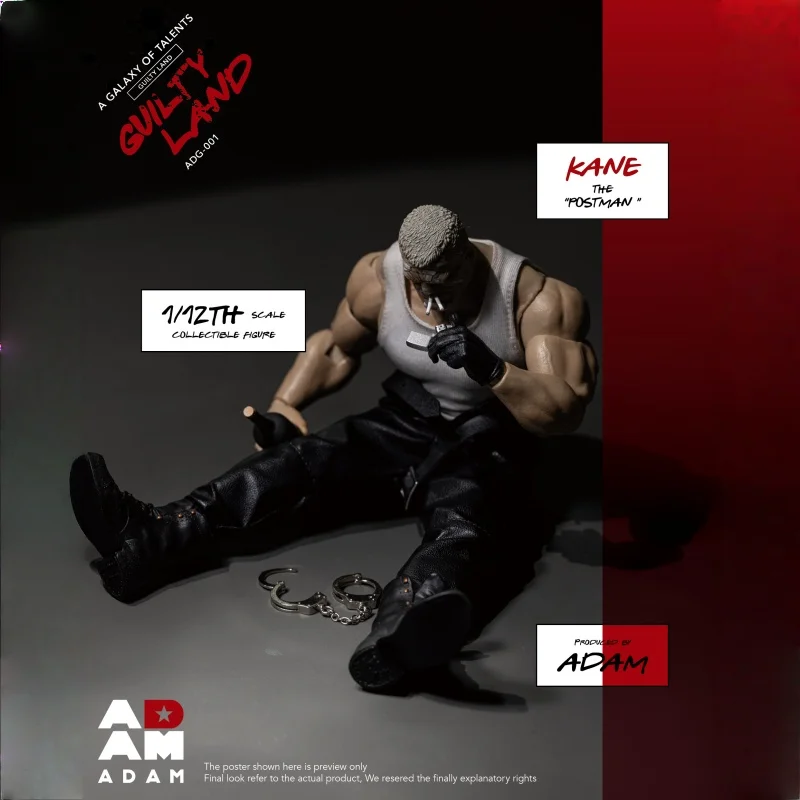 Pre-Sale 1/12 Muff Toys Adam Guilty Land The Post Man Kane ADG-001