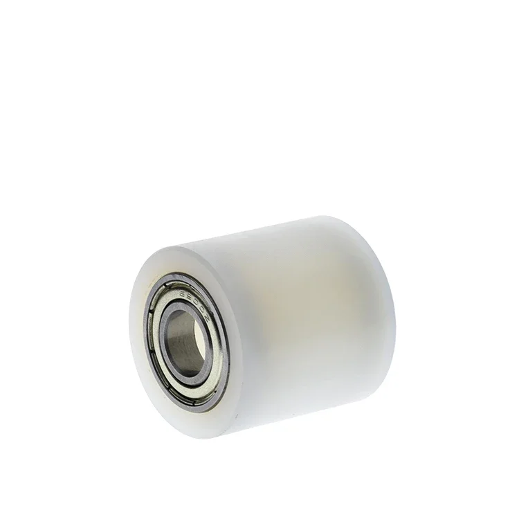 12mm inner diameter outer 48/50/55/60, plastic double bearing nylon roller, POM guide wheel,2pc.