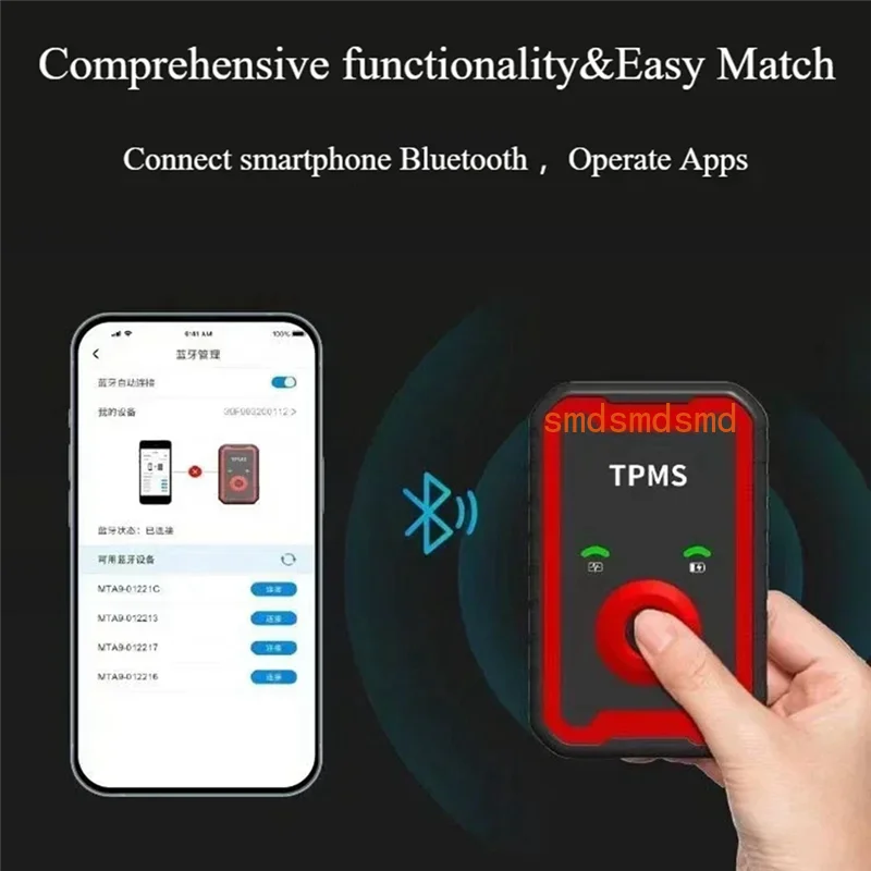 TPMS Sensors 2 In 1 433Mhz+315Mhz Support Programing With CELL PHONE Tool
