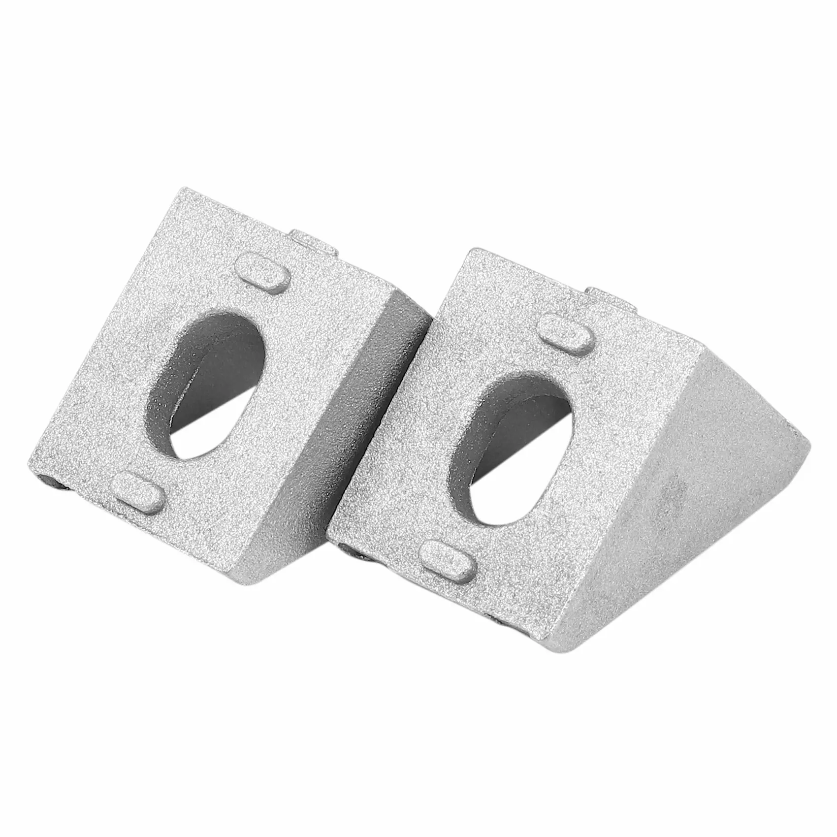 60Pcs 2020 Corner Fitting Angle Aluminum 20 X 20 L Connector Bracket Fastener Match Use 2020 Industrial Aluminum Profile
