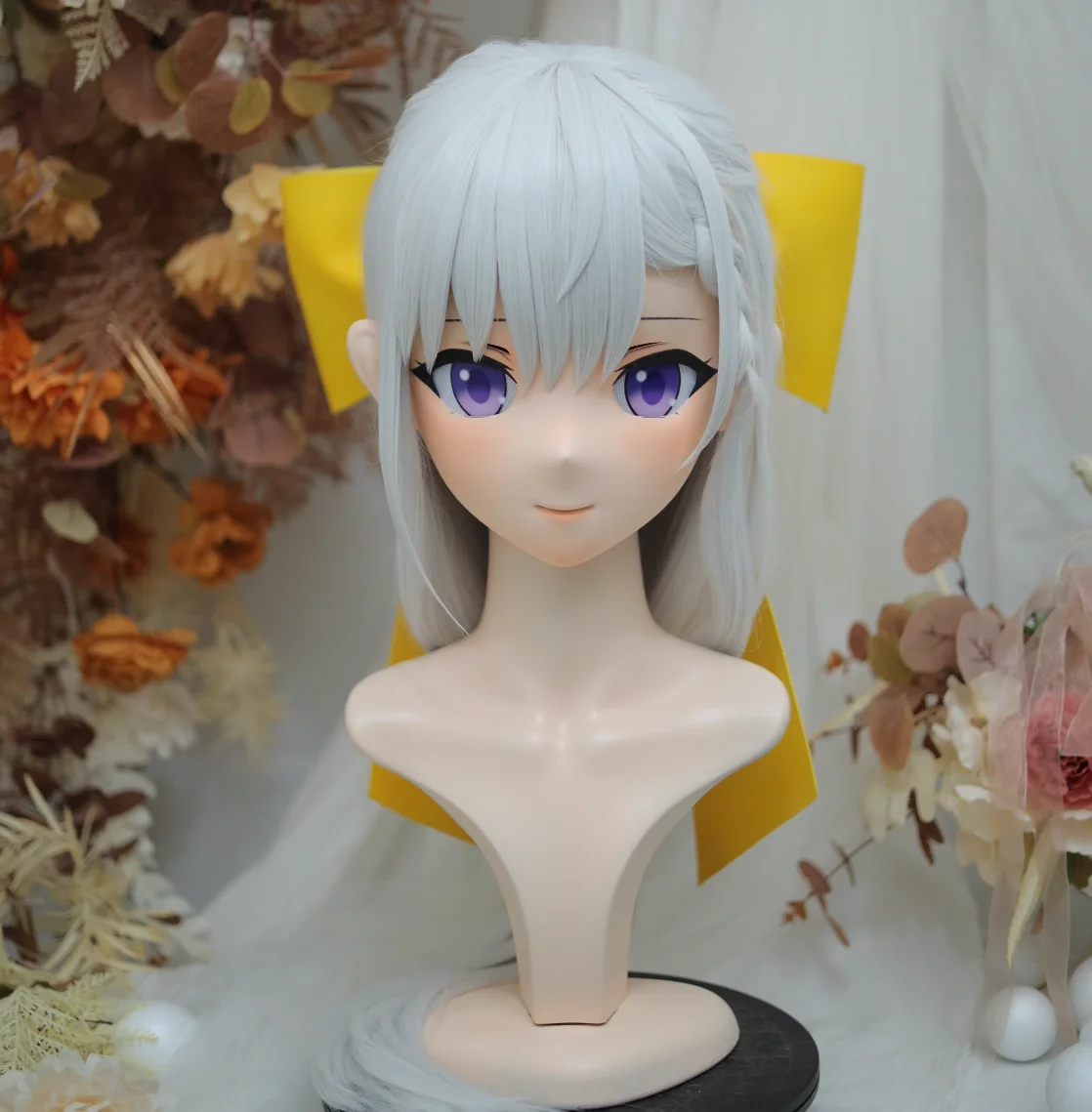 

(NFD-21-1)Customize Full Head With Lock Crossdress Doll Female/Girl Japanese Anime Cartoon Character Kig Cosplay Kigurumi Mask