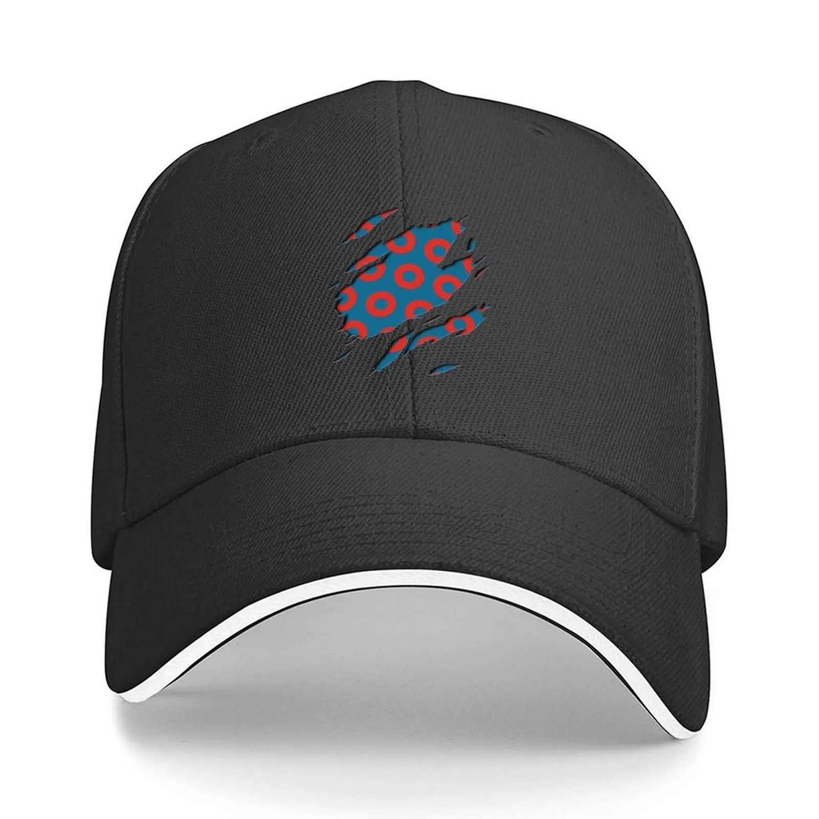 Fishman Donuts - Phish Gorra de béisbol Gorra deportiva Nuevo en el sombrero Ropa de golf Sombrero de senderismo Mujer Playa Outlet 2025 Hombre