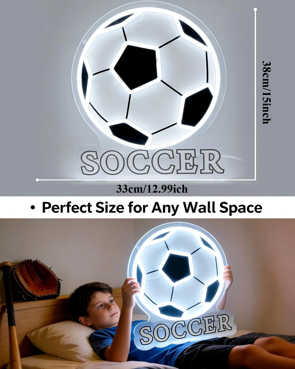 Soccer Neon Sign LED Neon Ligh - đánh giá và giá Lighting Christmas Decor