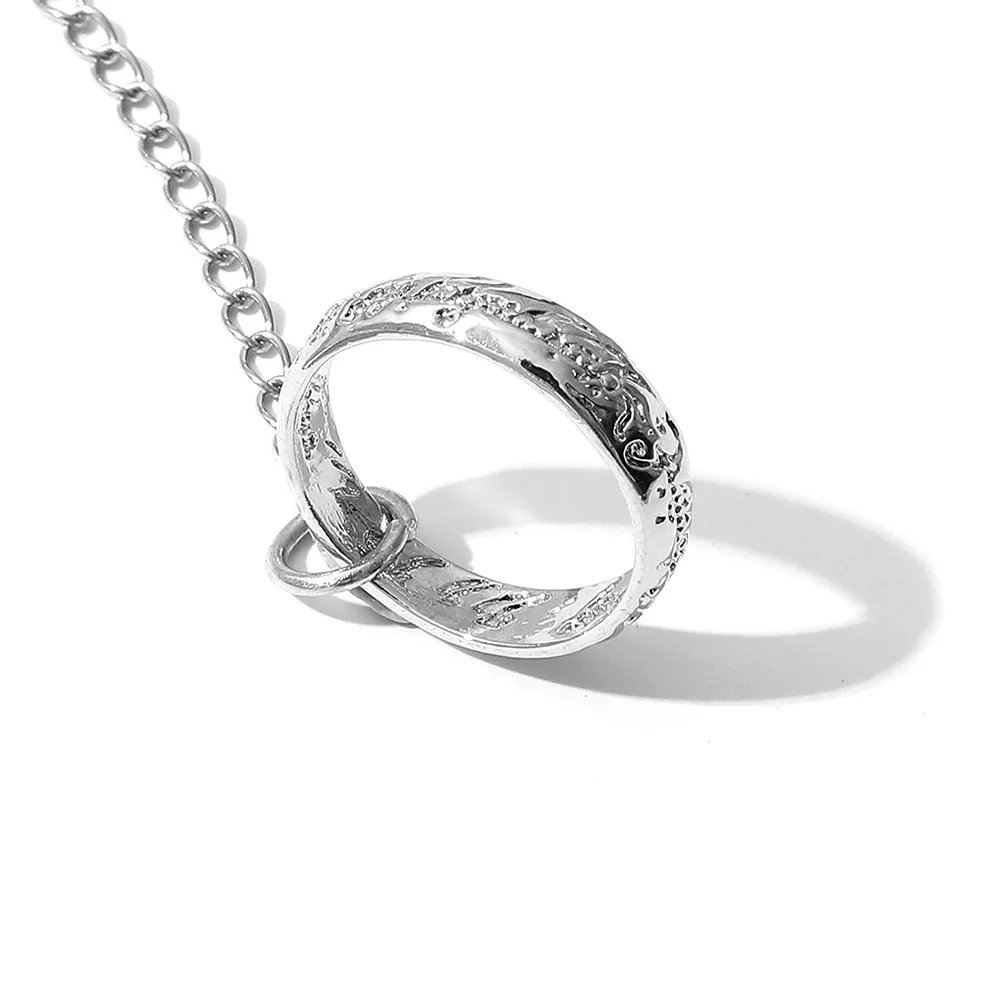 The Lord of the Rings: tekstbladwijzer, ringhanger, leesaccessoires voor fantasieromanlezer, kantoorbenodigdheden, bladwijzercadeau