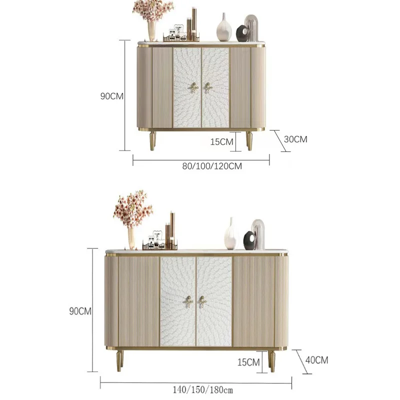 dining side cabinet, entrance hall, natural shell, porch cabinet, living room, household multi-functional locker 3