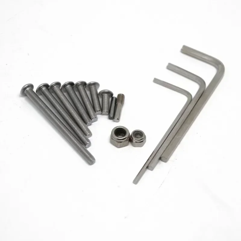

Stainless Steel Screws Kit Tool Box M3 M4 Screw Nut Gasket Wrench For Trxs Slash 2WD RTR/Pro