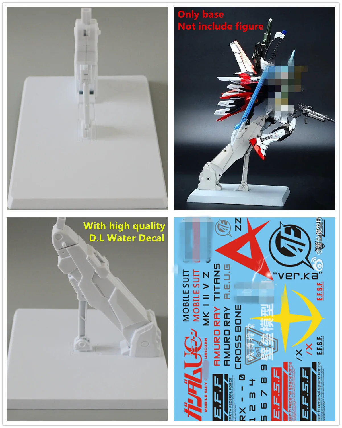 Fortress model E.F.S.F Base for MB MG 1/100 TiTans Unicorn ZZ MK DB014