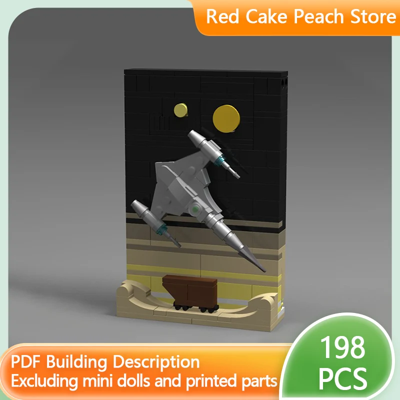 

Конструктор Star Movies Model MOC: космические украшения из строительных блоков, модульные технологичные подарки, праздничные сборные игрушки для детей