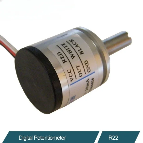 360 degree angle rotary sensor 4096 ppr 12 bit aluminium digitized potentiometer R22