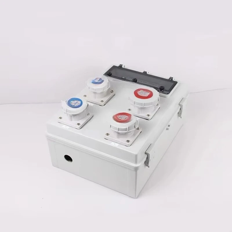 Power Plug Box Panel Board Socket Industrial Distribution Room External Grounding
