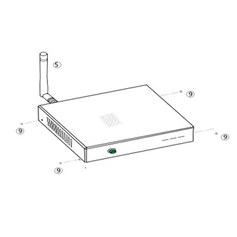 Voor Raspberry Pi CM4 Io-uitbreidingskaart Multifunctioneel Draagbaar Handig Praktisch Frosted Case Duurzaam Gemakkelijk te gebruiken