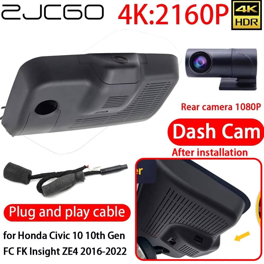 Zjcgo 4K Car Dvr Da… - image