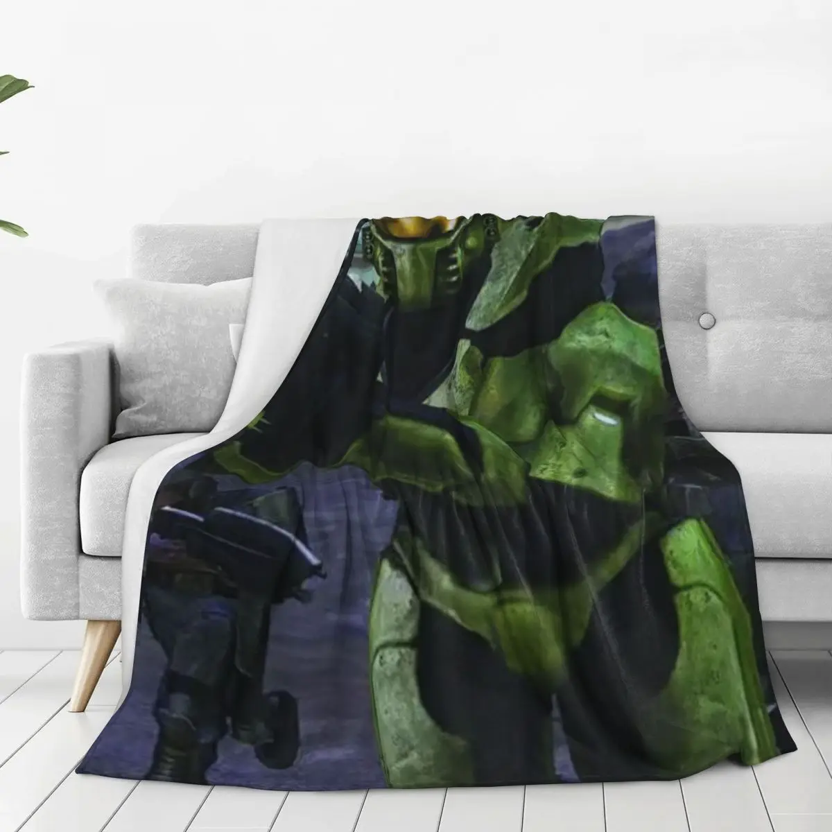 Master Chief Blanket Flannel Super Soft Sofa Throw Blankets For Couch Bedding Outdoor Throws Bedspread Quilt