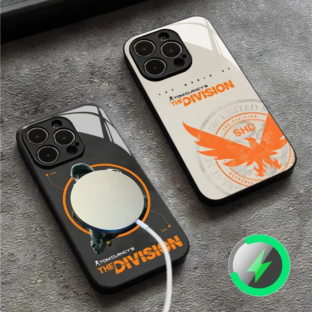 Tom Clancy S The Division Phone Case for Iphone 15 14 12 11 13 Pro Max Mini X Xr Xs Se 8 7 Puls Magnetic attraction glass