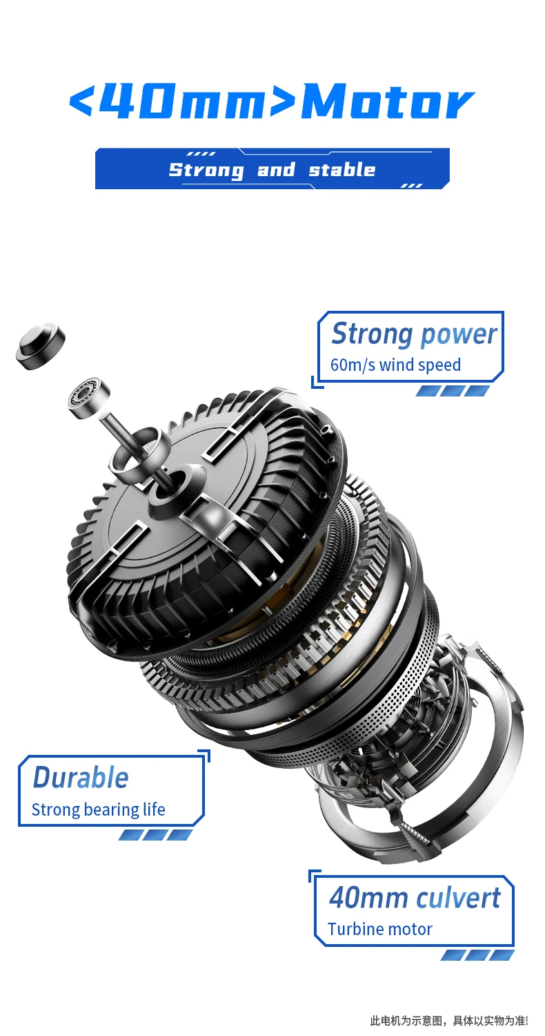 Powerful 400000 RPM Turbo Fan Air Blower Portable Wireless Dust Cleaner TypeC Charging Brushless Jet Blower Outdoor Home Clean