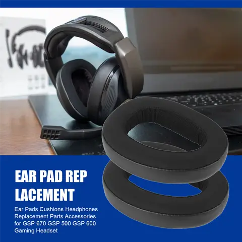 BISM Ear Pads Cushions Headphones Replacement Parts Accessories for Sennheiser GSP 670 GSP 500 GSP 600 Gaming Headset