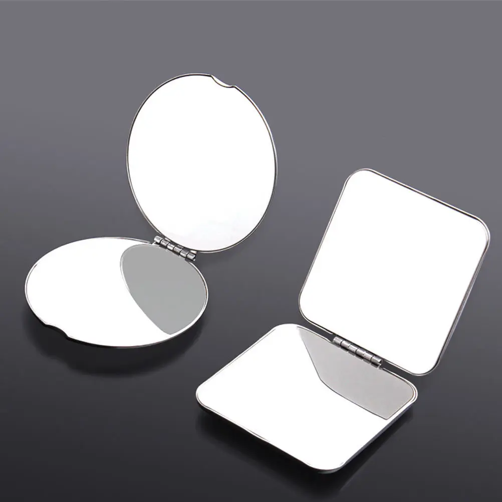

Simple Design Mirror Makeup Woman Mini Double-sided Portable Vanity Lightweight