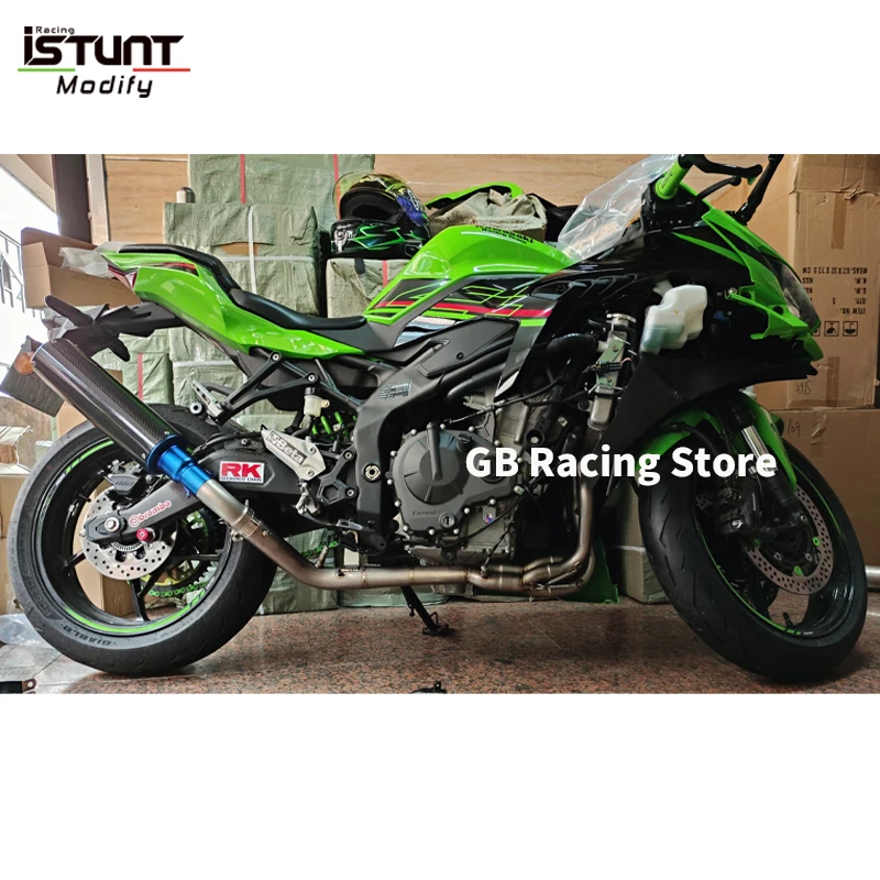 Slip On For KAWASAKI Ninja 25R ZX25R ZX 25R SE KRT 2020-2023 Full System Motorcycle Exhaust Escape Moto Modify Front Link Pipe