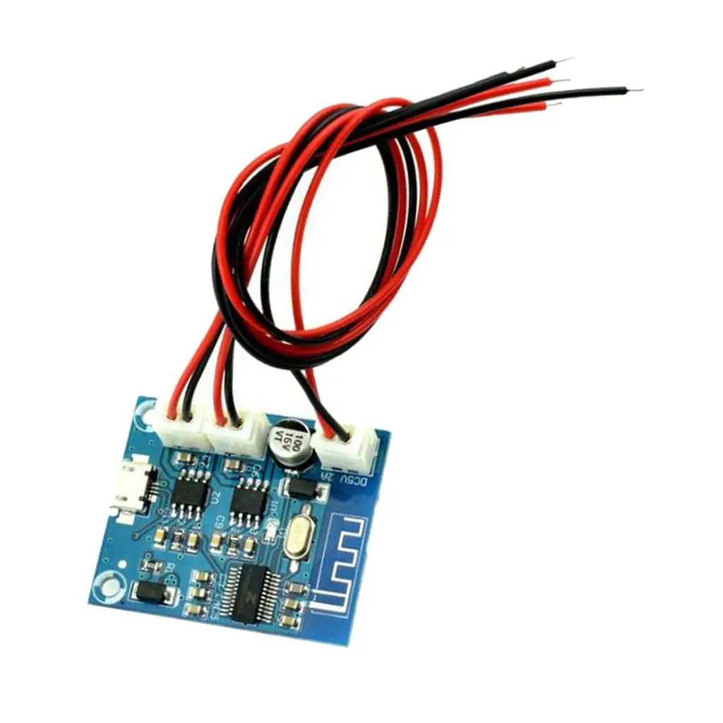 X909 Audio Digital Channel Amplifier Module Board 5W+5W DC3.7V-5V