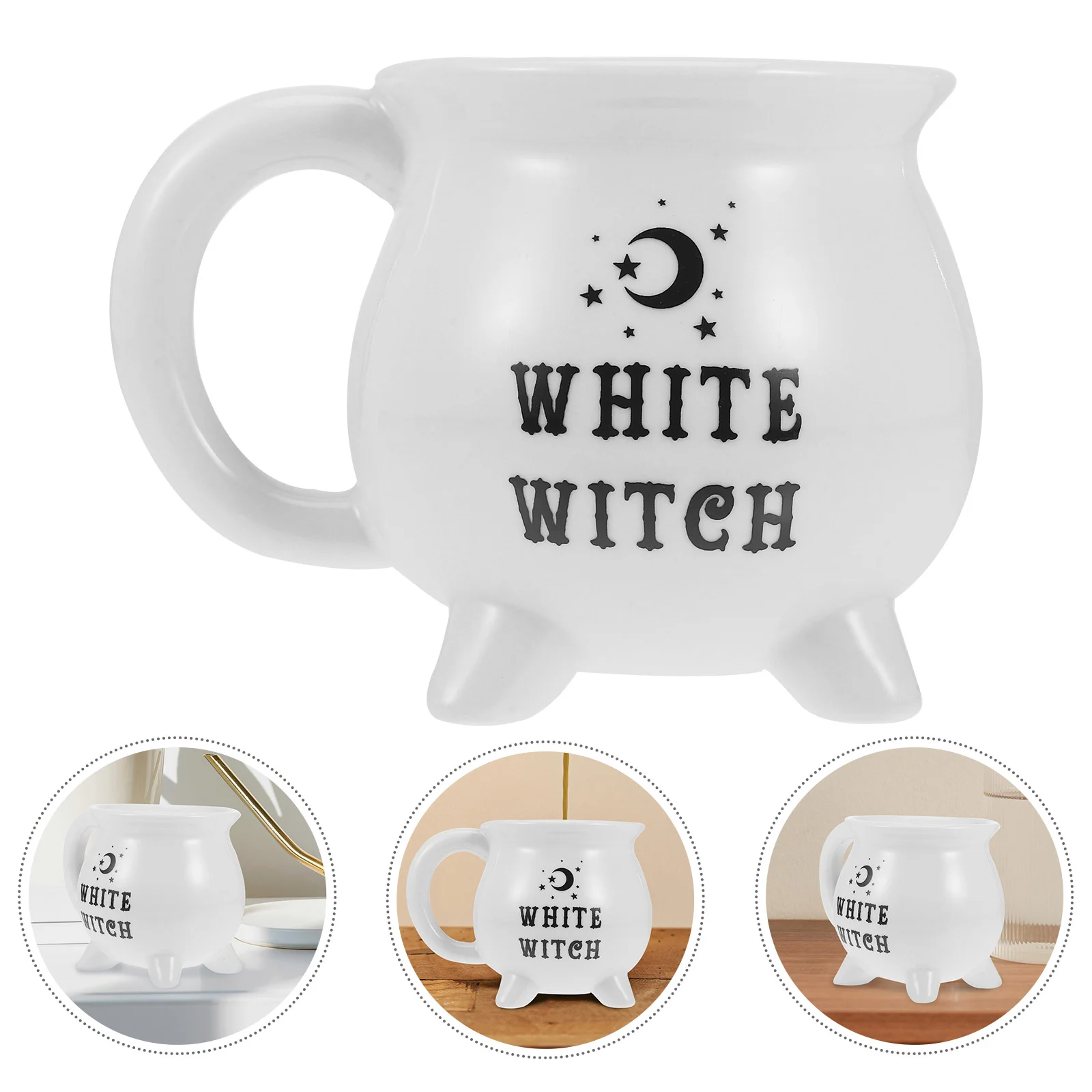 Witch Cup Ceramic Tea Mug Coffee Glasses Drinking for Halloween Party Water Poison Porcelain