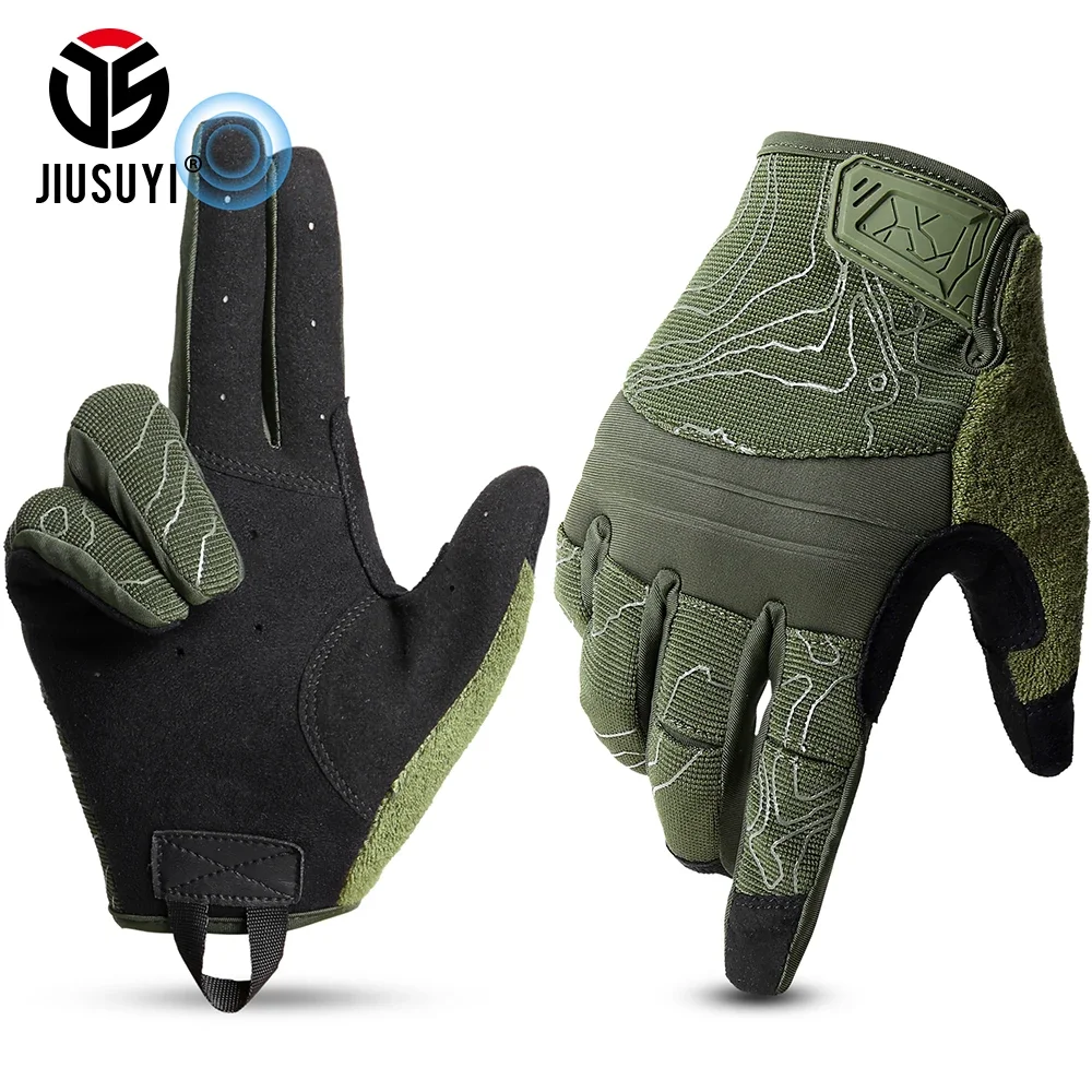 Tactical Full Finger Gloves Combat Airsoft Paintball Hunting Shooting Driving Working Gear Touch Screen Mittens