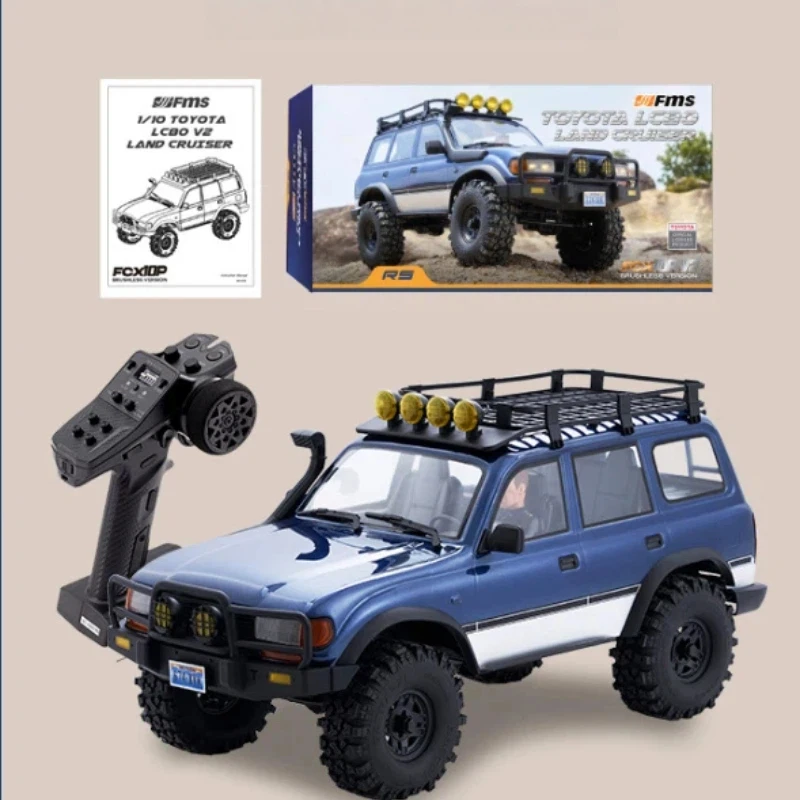 FMS LC80 PRO V2 Simulatie RC terreinklimvoertuig met hoge en lage snelheid, jongensspeelgoed