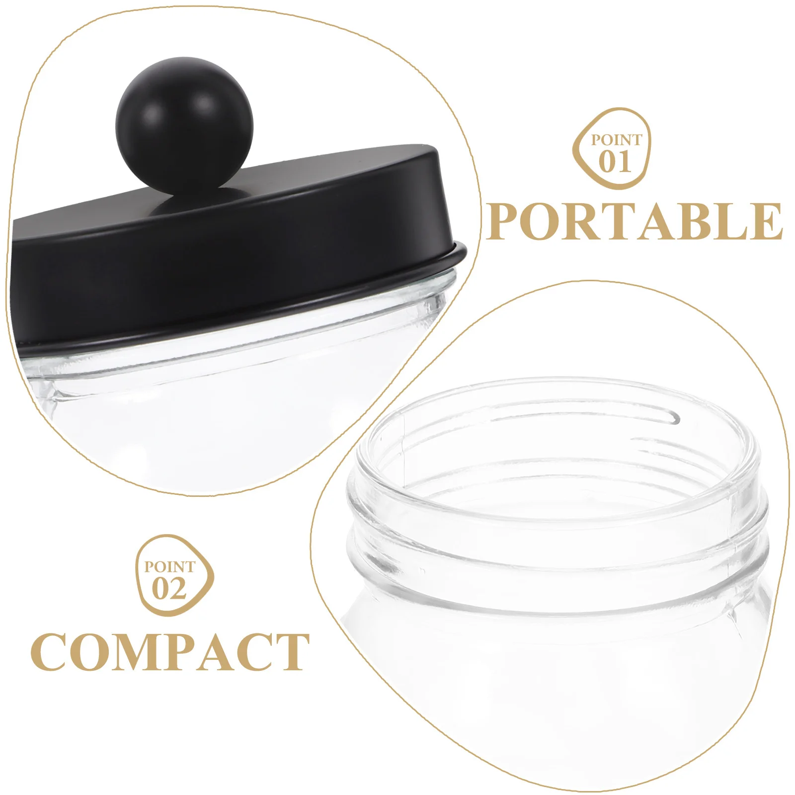 

Jars for Bathroom Item Container Organiser Restroom Organizer Countertop Organization Organizers