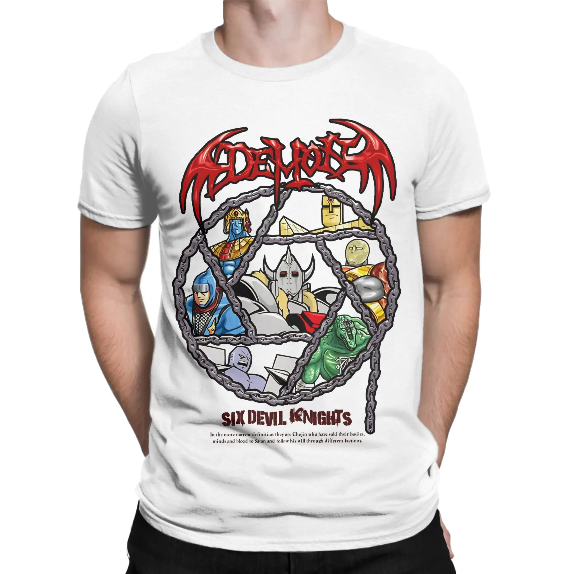 Kinnikuman Six Devil Knights kinnikuman T Shirts  Cotton Clothing Amazing Short Sleeve Round Neck Tees Gift Idea T-Shirt
