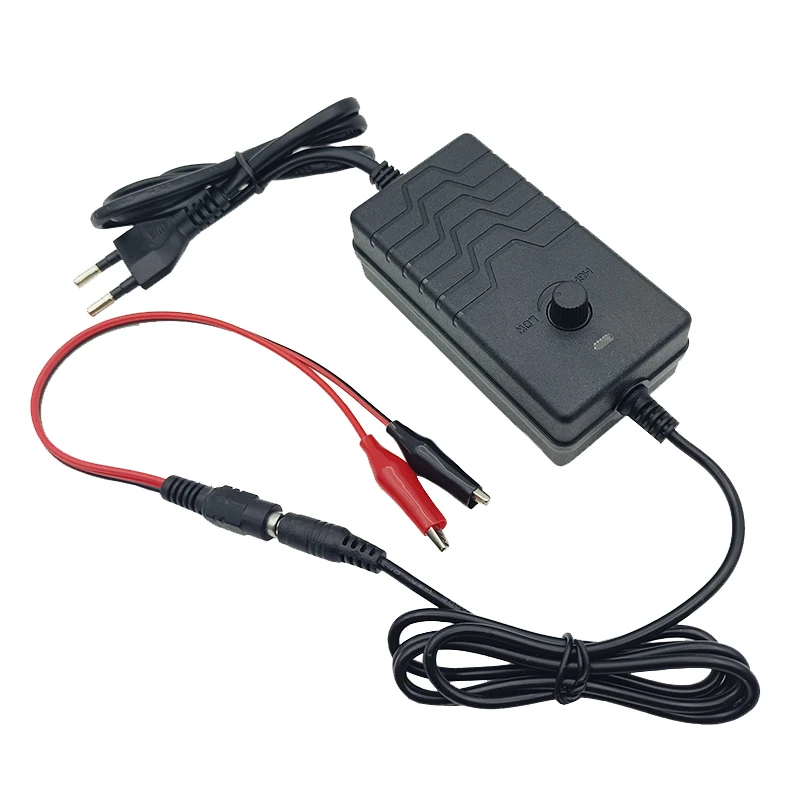 DC Adjustable Power Supply Universal Source 24v to 36v 2A 26V 28V 30V Power Supply Adapter 24 to 36 Volt DC Wire Cable