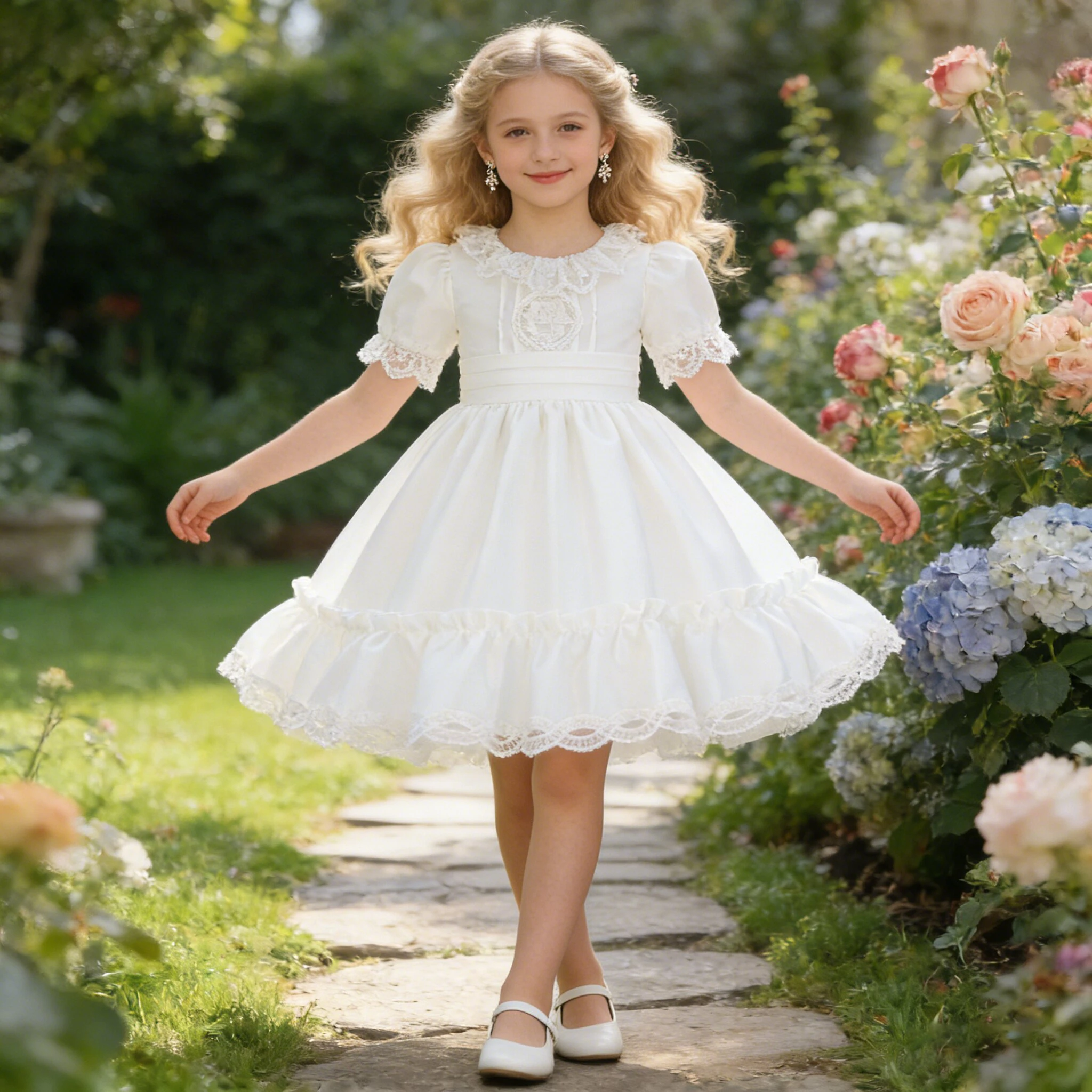

Элегантное платье для крещения для девочек, торжественное платье с бантом для свадьбы, подружки невесты, дня рождения, выпускного вечера, платья для девочек, кружевная детская одежда принцессы с цветочным принтом