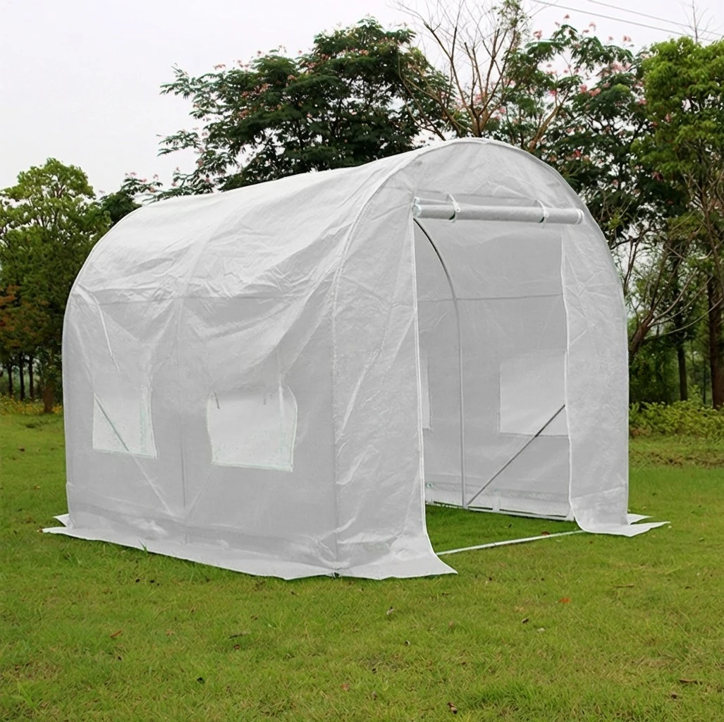 The whole set of small flower room, home gardening,steel structure galvanized pipe balcony, garden greenhouse shed