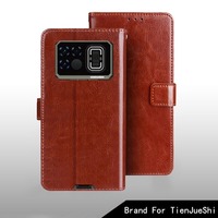 For Doogee Fire 6 Max Case Flip Business Magnet Stand Leather Case For Doogee Fire 6 Max Phone Accessories
