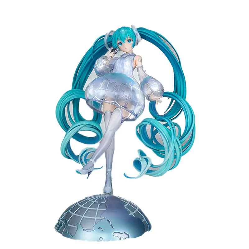 

Оригинальные оригинальные игрушки Alphamax Hatsune Miku VOCALOID 1/7 28 см статические модели игрушечных моделей фигурок и красавиц