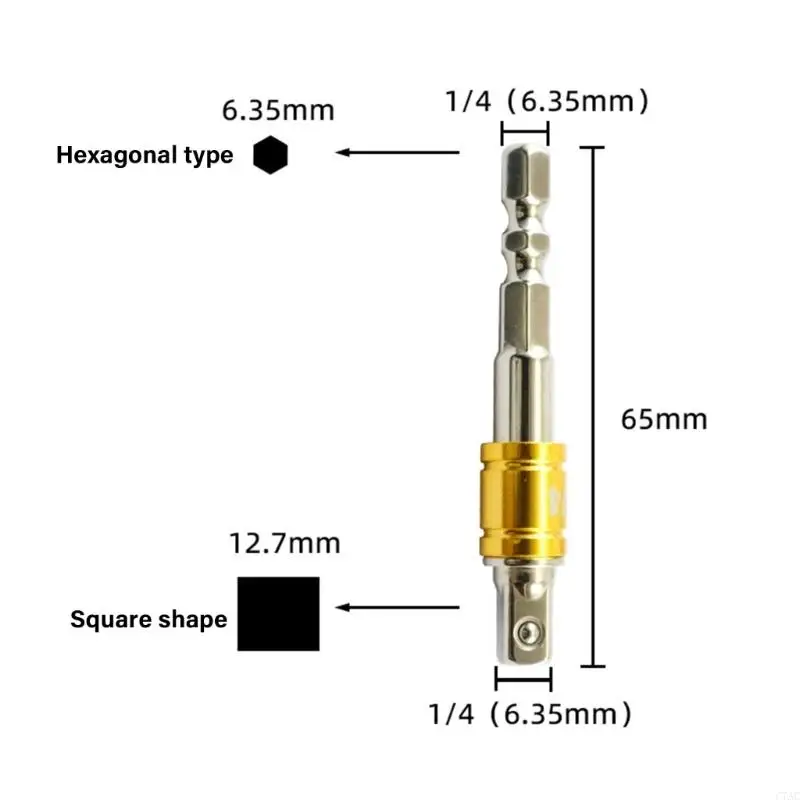 6pcs 1/4 3/8 Bộ chuyển đổi ổ cắm tác động Bộ giảm tốc độ mở rộng bộ mở rộng C7AC