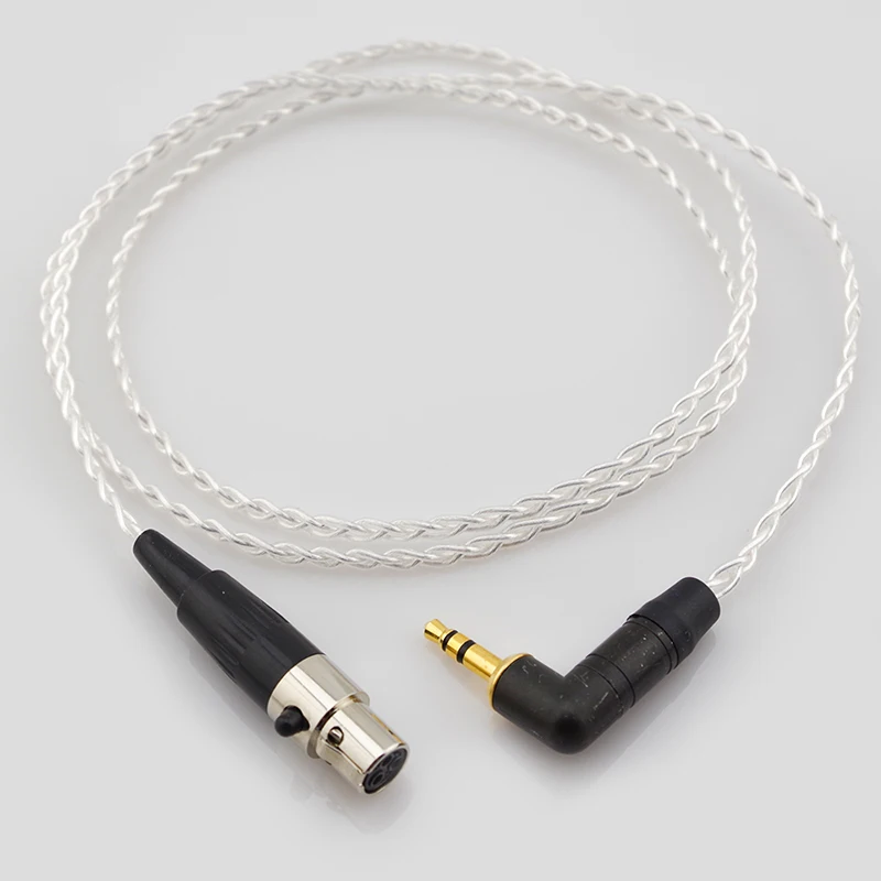 

4-жильный посеребренный аудиокабель 3,5 мм для наушников AKG Q701 K702 K271s 240s K271 K272 K240 K141 K171 K181 K267 K712