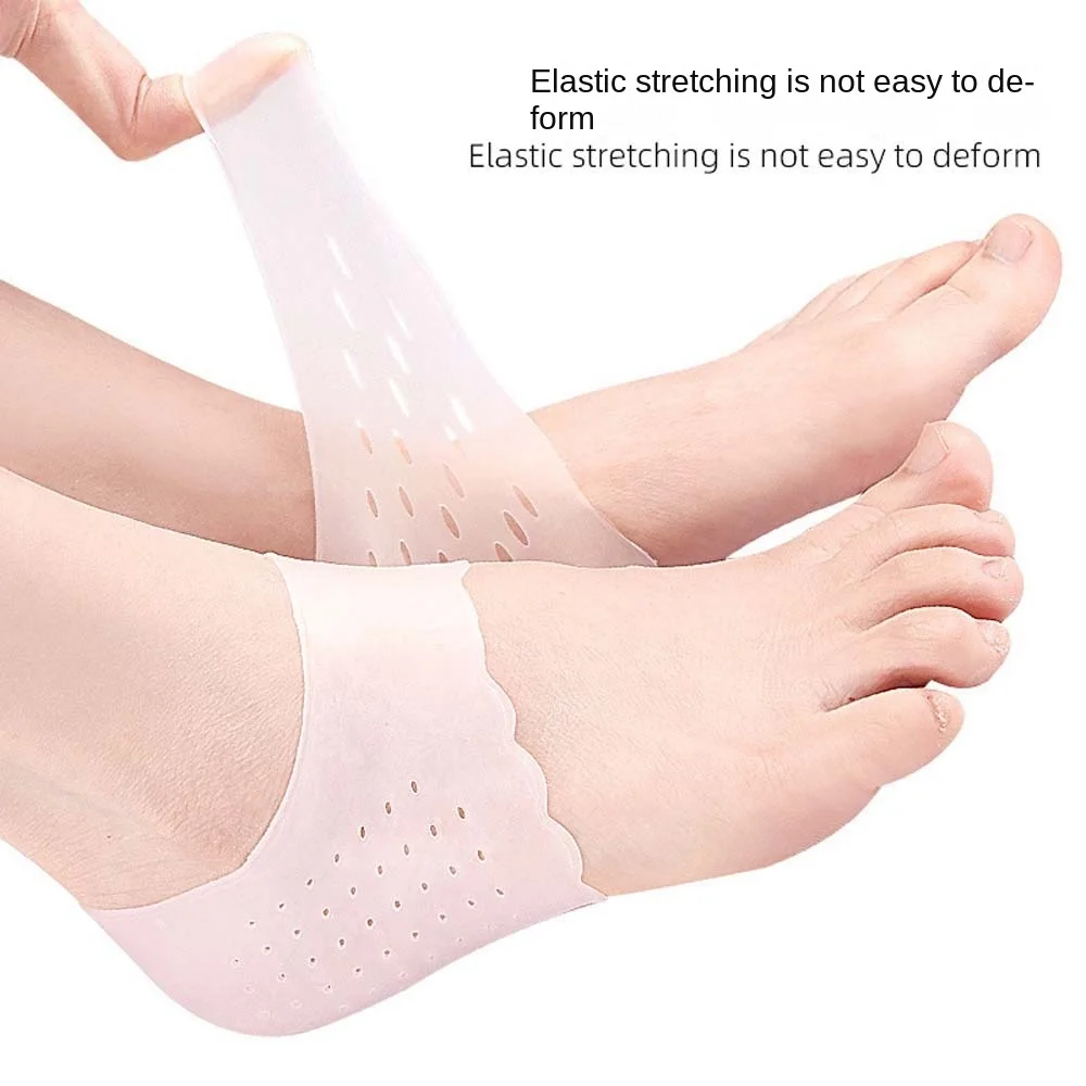 

Гель для кожи ног, защита для пятки, инструменты для ухода за ногами, предотвращающие потрескавшиеся гелевые подушечки для пяток, ремонт кожи, поддержка подошвенного фасциита, рукав для пятки