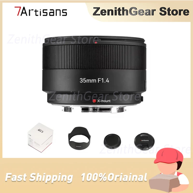 

7artisans AF 35mm F1.4 APS-C Auto Focus Large Aperture Prime Lens For Fujifilm XF Mirrorless Cameras X-T1/X-T2X-Pro1 XT5 XS20