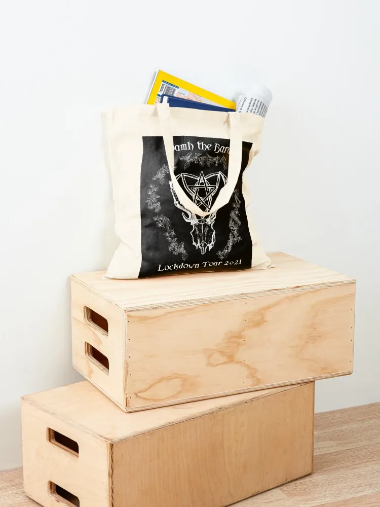 Damh the Bard Lockdown 21 (White image, transparent background) Tote Bag Cloth bag cute tote bag custom fabric