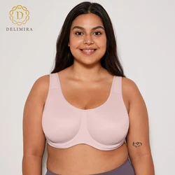 Reggiseno sportivo con ferretto a controllo massimo da donna ad alto impatto Plus Size con spalline regolabili reggiseno attivo